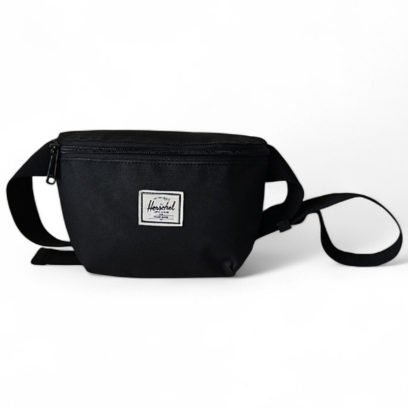 Herschel Black Canvas Belt Bag/ Hip Pack - Picture 2 of 13